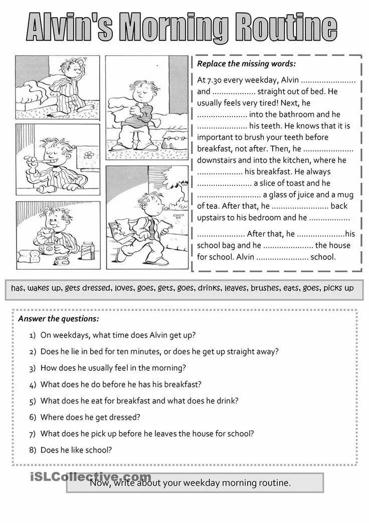 Time reading task