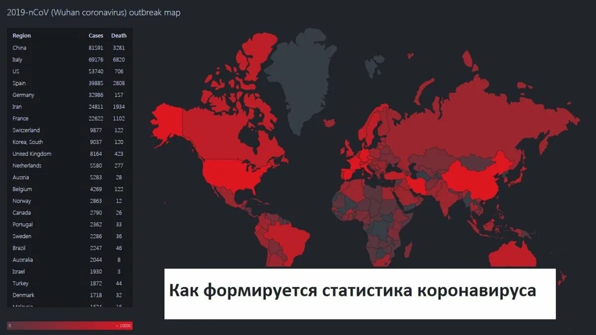 Карта распространение информации