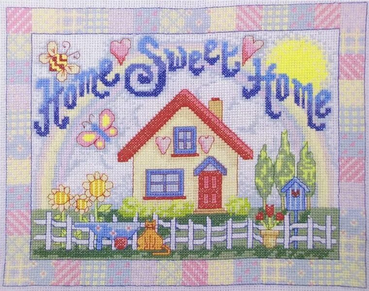 Набор для вышивания крестом дом милый дом. Схема вышивки home sweet home. Вышивка крестом дом милый дом. Вышивка летний домик. Белоснежка наборы для вышивания крестом домики.