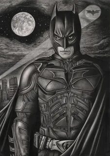'The Dark Knight' graphite drawing by Pen-Tacular-Artist.devianta...