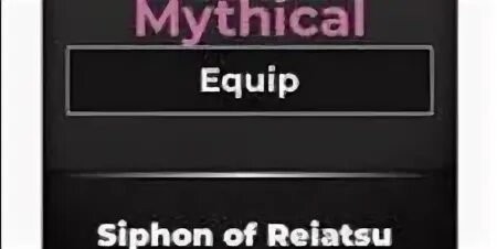 Siphon of reiatsu type soul. Siphon of reiatsu type soul