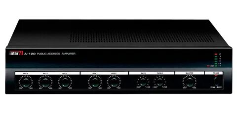 Public address amplifier