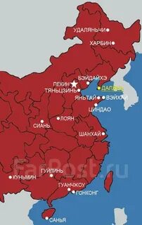 Вэйхай на карте
