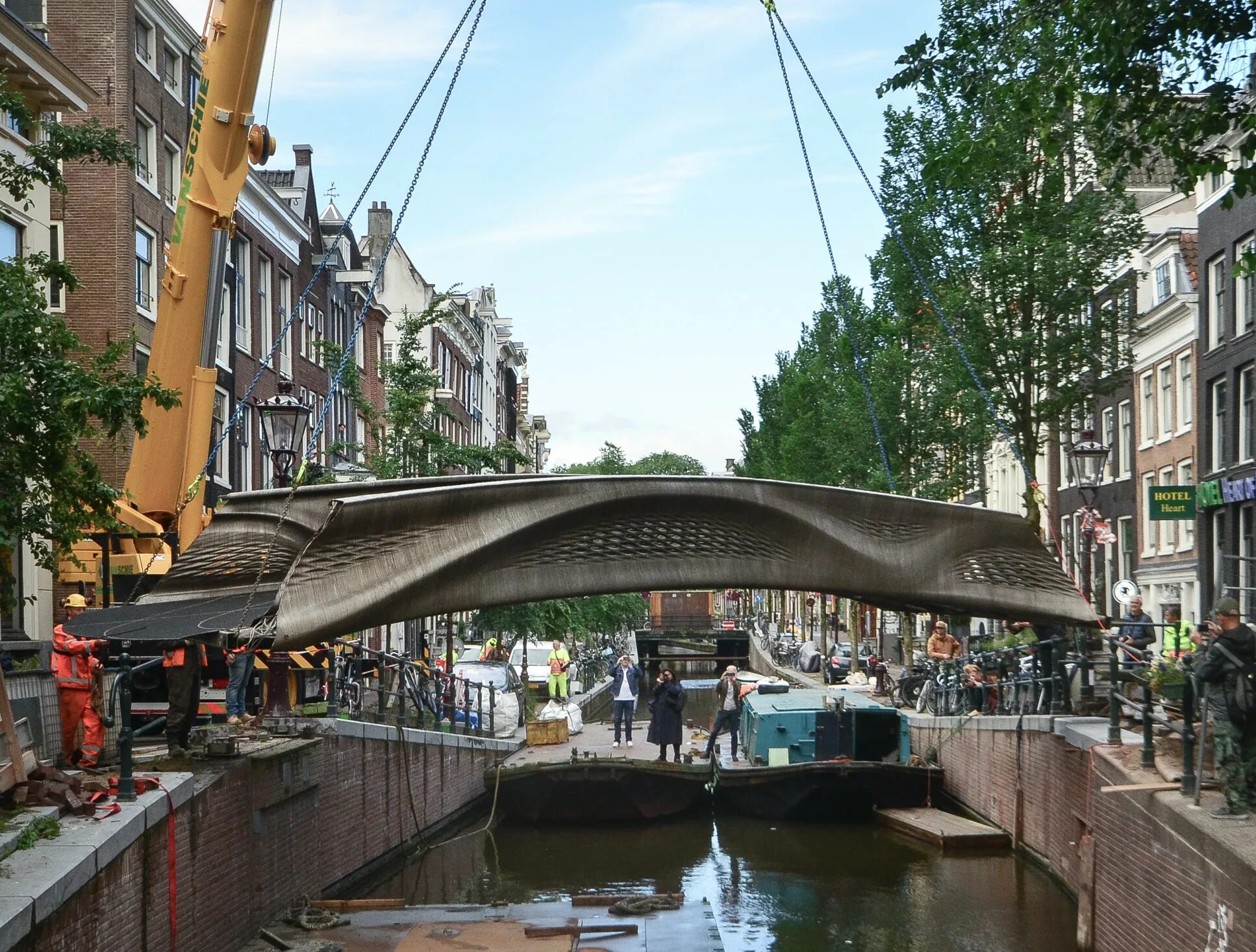 The first bridge was