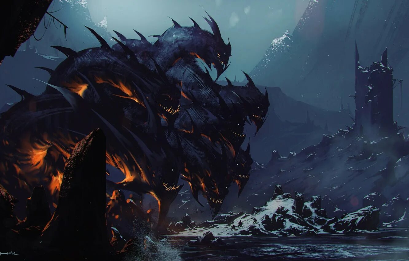 Архидемон асмодей mtg. Кронос титан арт. Рыцарь против дракона. Фафнир дракон арт. Битва монстров.