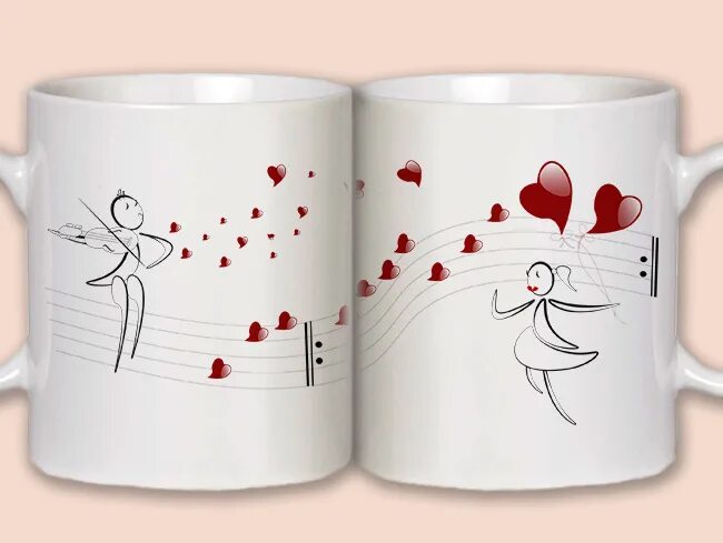 Набор из двух кружек mo8497. Две чашки большая и маленькая. Две чашки рисунок. Mock up кружки. Набор 2 шт.