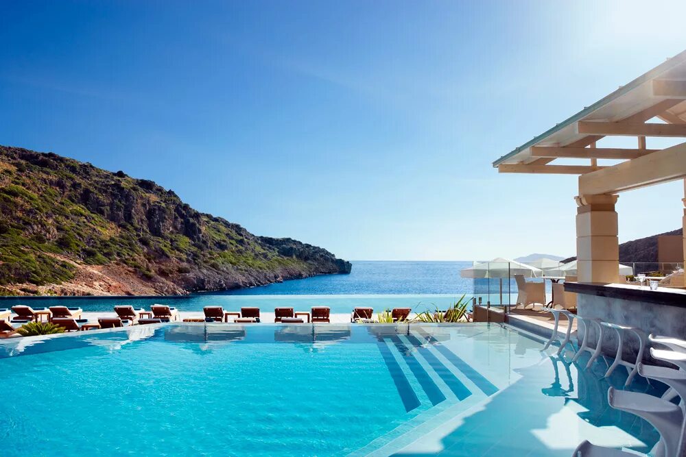 Греческие отели. Daios Cove Luxury Resort Villas 5. Daios Cove, Crete. Вилла в Греции Крит. Испания Luxury Resort.