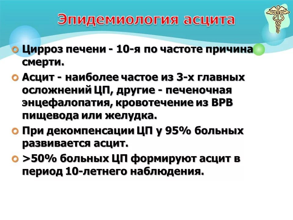 Асцит причины возникновения. Осложнения асцита