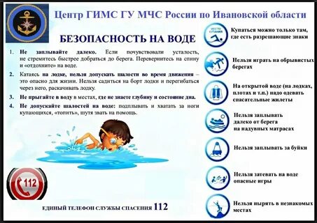 Купание безопасность