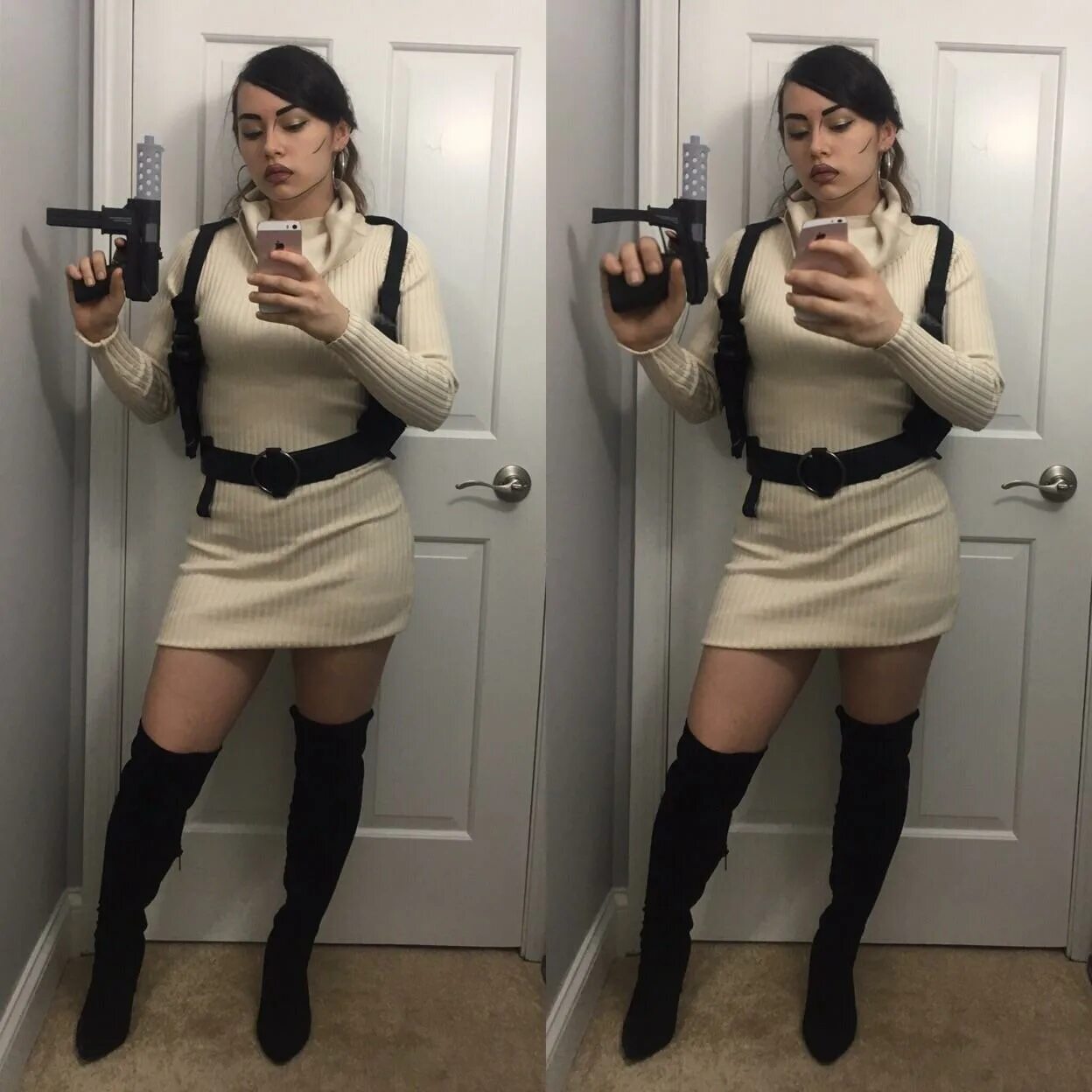 Lana cosplaying