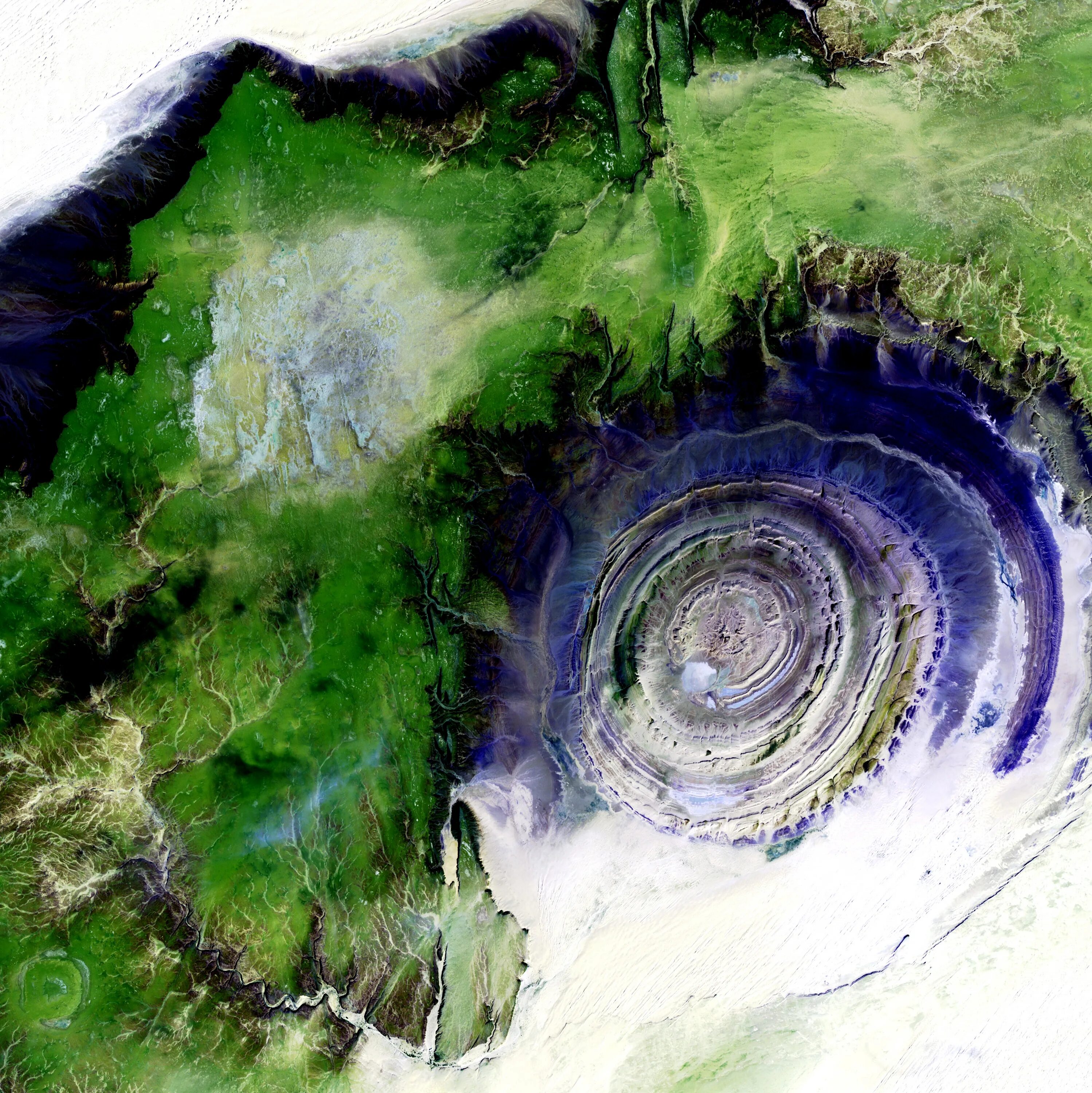 Глаз пустыни 2. Ришат (глаз сахары). мавритания. структура ришат глаз сахары. структура ришат (или глаз сахары), мавритания. ришат мавритания.