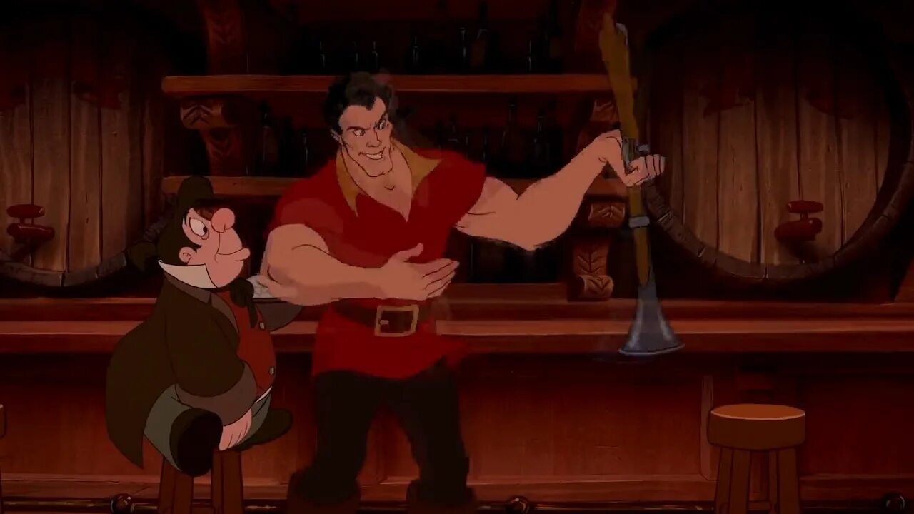 Gaston (Beauty and the Beast) Диснеевские злодеи.