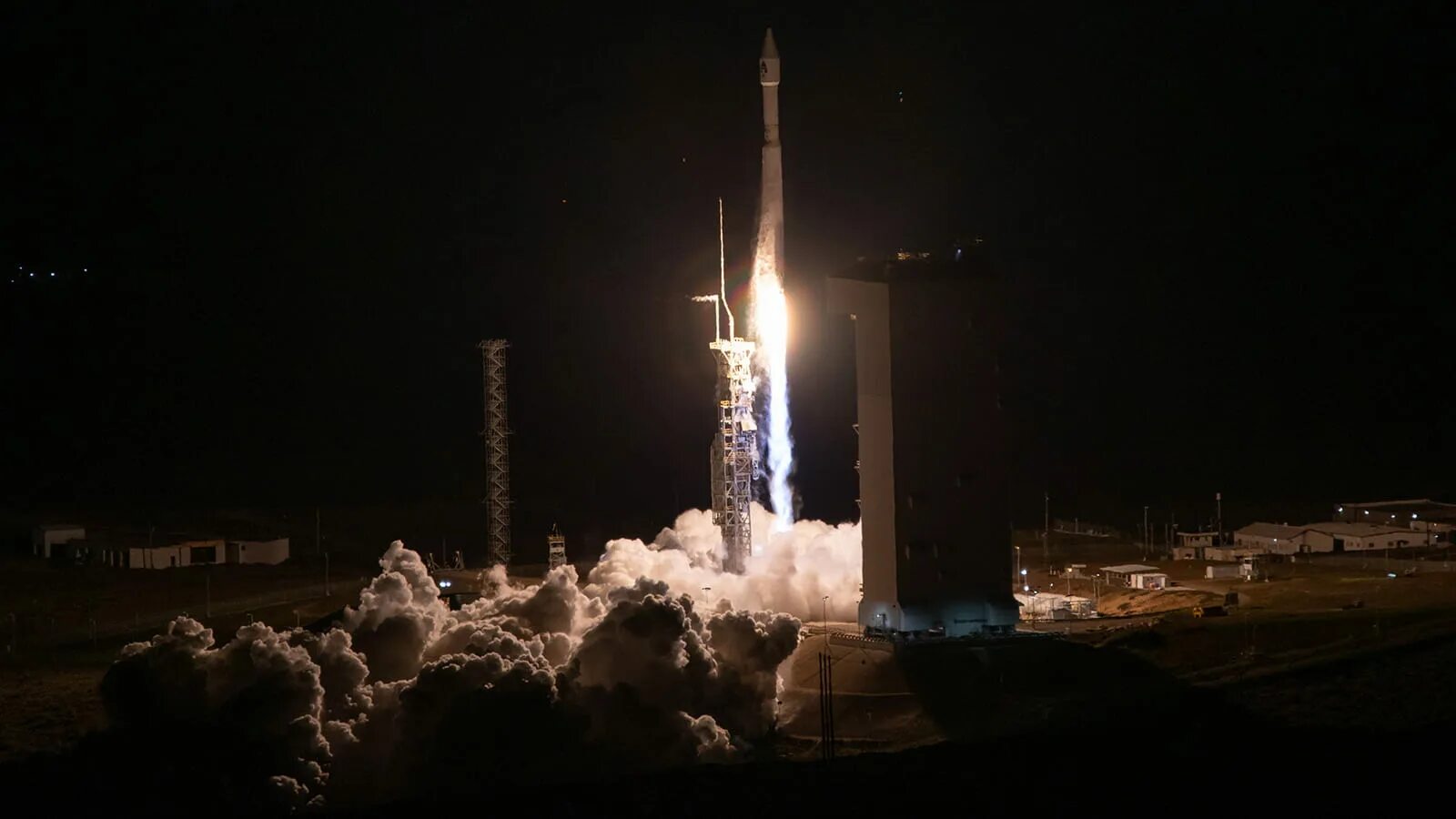 Launched into space