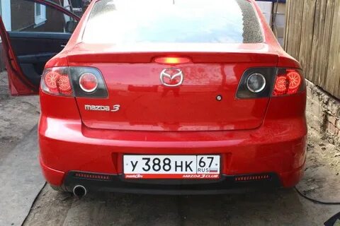 Мазда 3 2008 задняя