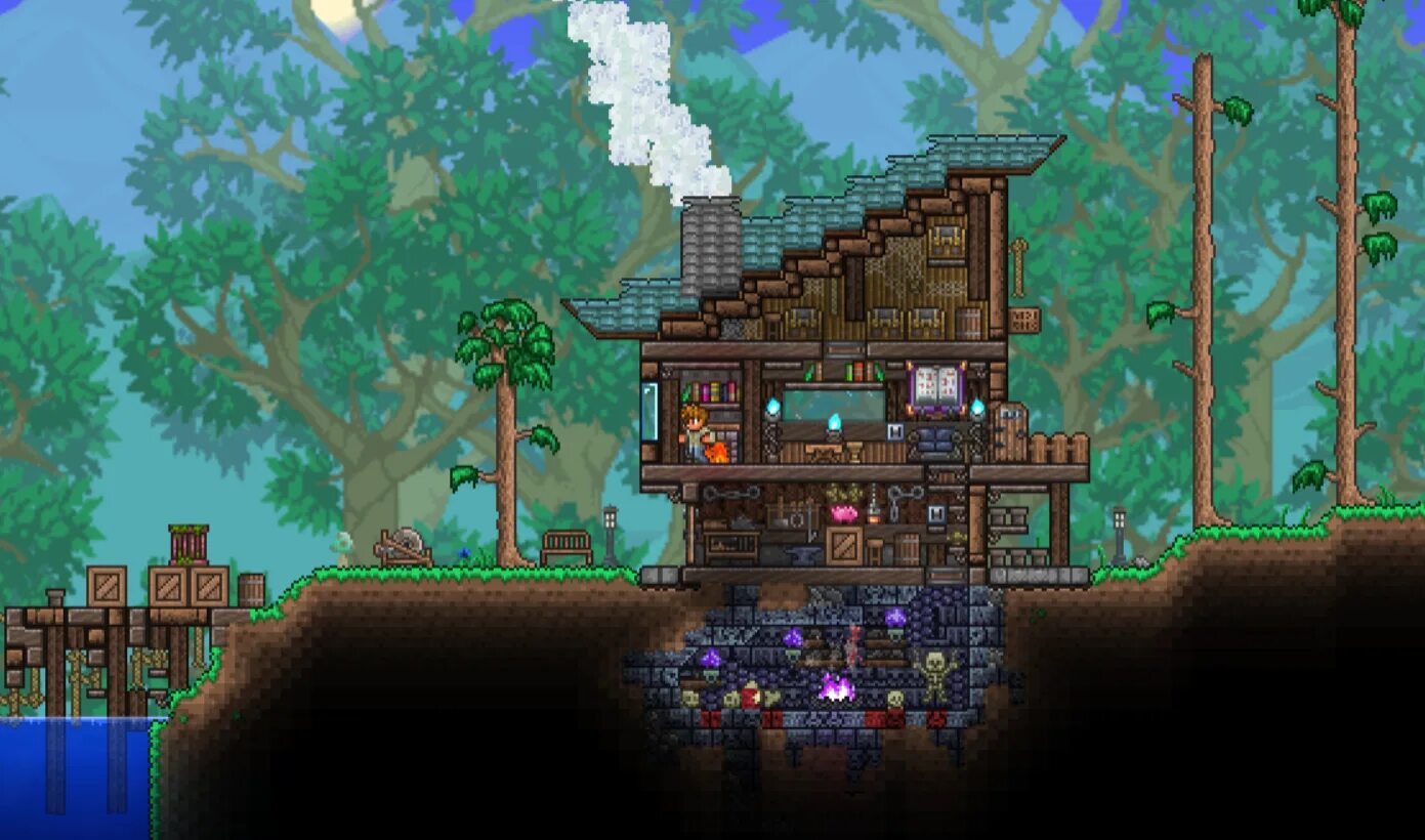 Террария как ломать. Terraria 1.4. террария дом для гоблина. дом для портного в террарии. террария дом для стрелка.