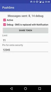 Пуш смс телефон