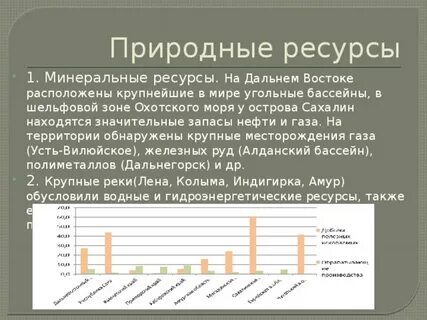 Оценка природных условий дальнего востока