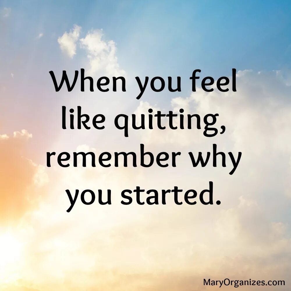Why are you feeling do you. Remember why u started. Why you started. When you feel like quitting, remember why you started. Remember who you started.