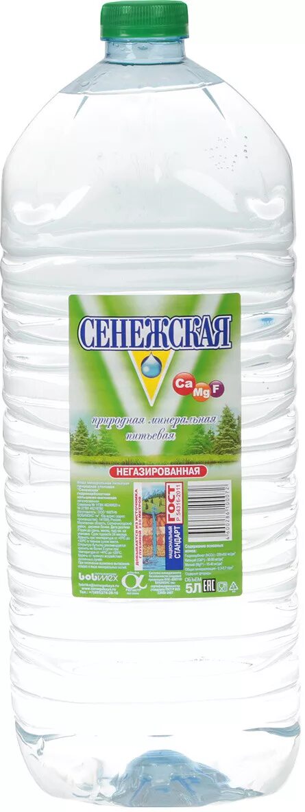 Вода сенежская 5. Вода "Сенежская" 5л. Вода Сенежская 5 литров. Вода Сенежская минеральная питьевая природная негазированная 5л, 0.5л. Вода минеральная Сенежская негазированная пластик 5 л.