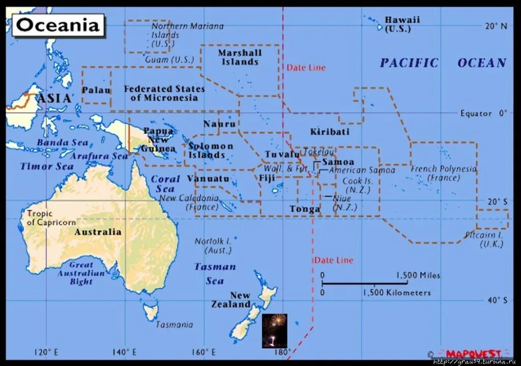 Политическая карта Океании. Острова Океании на карте. Политическая карта Австралии и Океании. Океания в тихом океане на карте.
