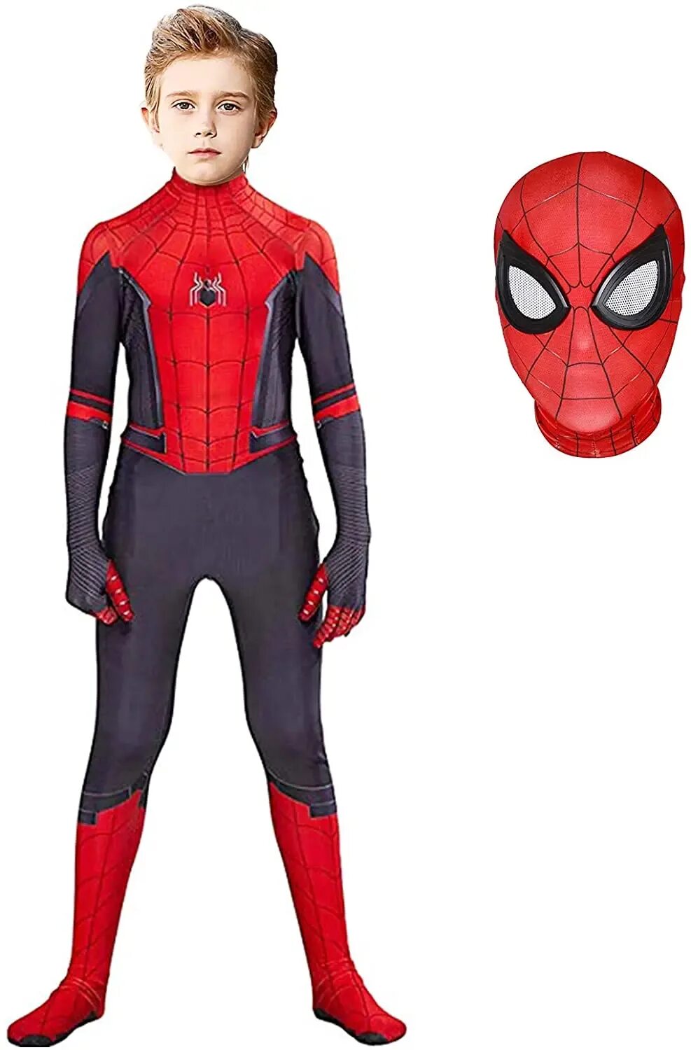 Человек паук для детей 3 лет. Спайдермен костюм спандекс. Superhero Spider man костюм. Костюм человека-паука для мальчика 9-10 лет. New Kid костюм Спайдер Мэн.