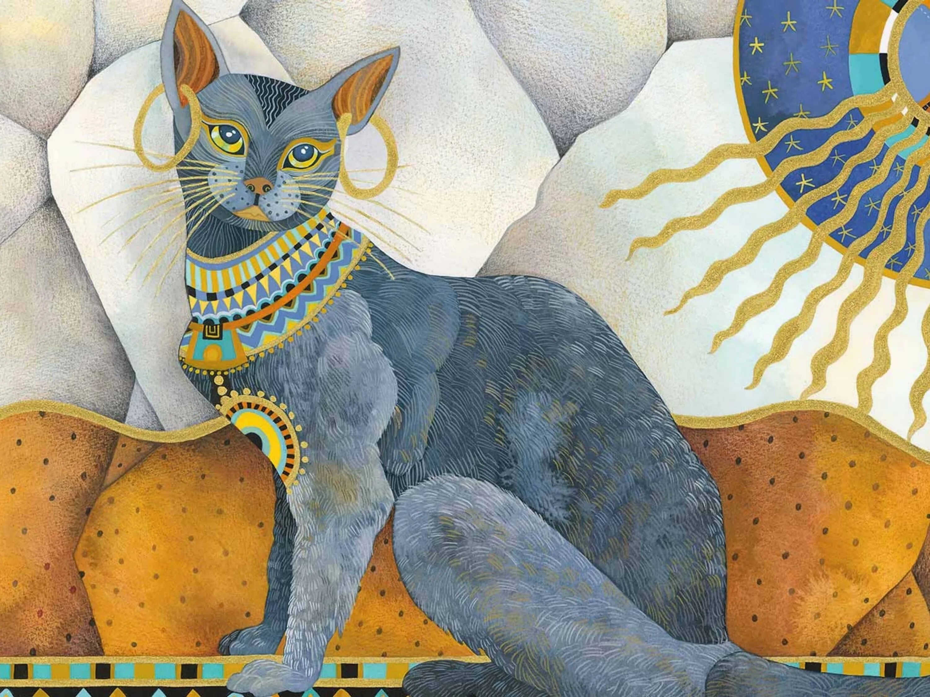 Древний Египет Бастет фрески. Фрески древнего Египта Баст. Богиня кошек Бастет. Священная кошка Египта Бастет.