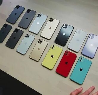 Цветовая линейка айфон