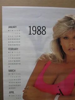 Samantha Fox Vintage Poster Hot girl 1987 singer model Calendar Inv# 2985 -...