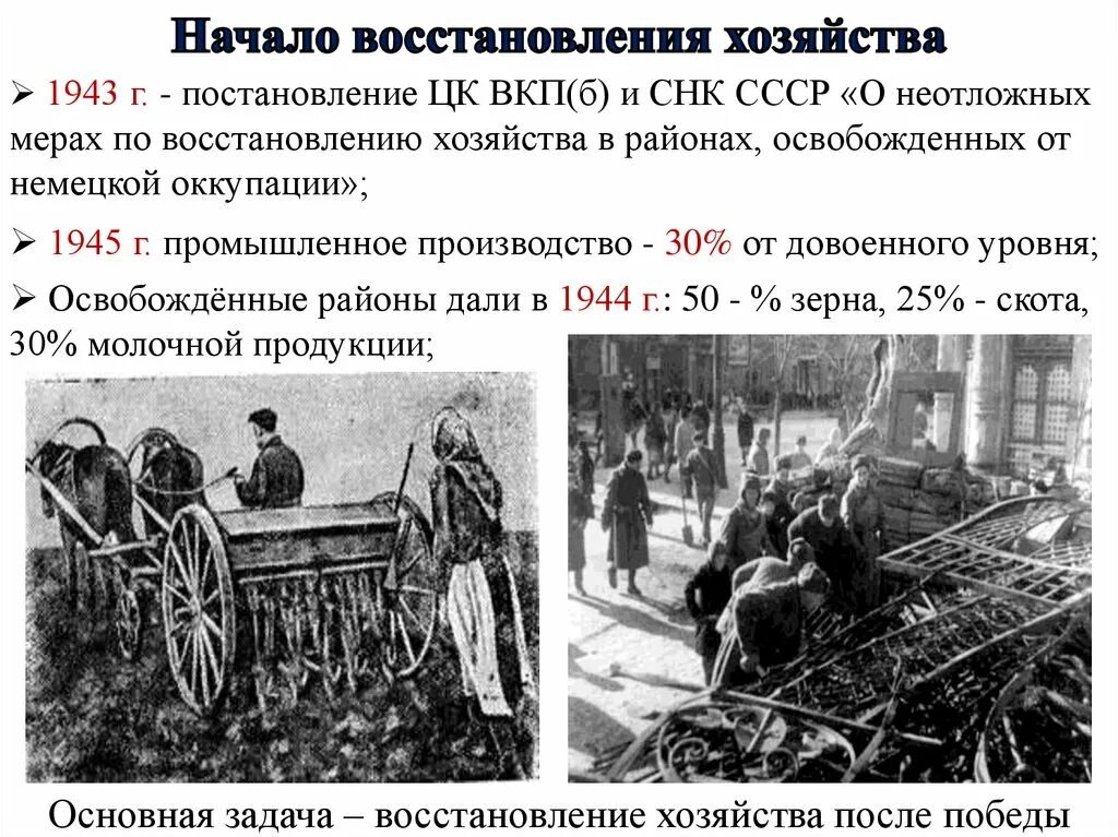 Что было восстановлено после войны. Восстановление народного хозяйства после войны 1945-1953. Народное хозяйство СССР после войны. Восстановление народного хозяйства СССР после Отечественной войны. Восстановление народного хозяйства после ВОВ.