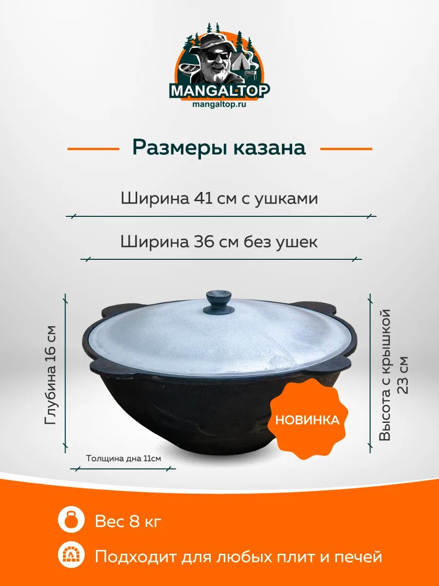 Диаметр казана. Размеры казана на 22 литра. Казан чугун Гардарика. Казан чугунный фасад магазина. Казан чугунный внутри.