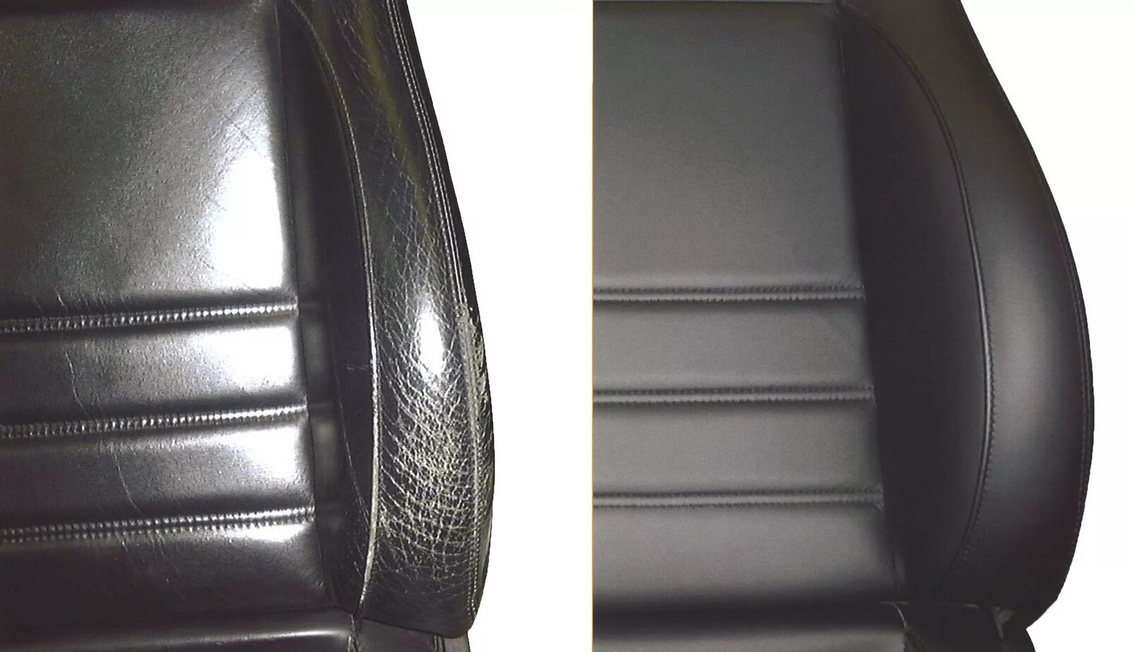 как убрать заломы на экокоже