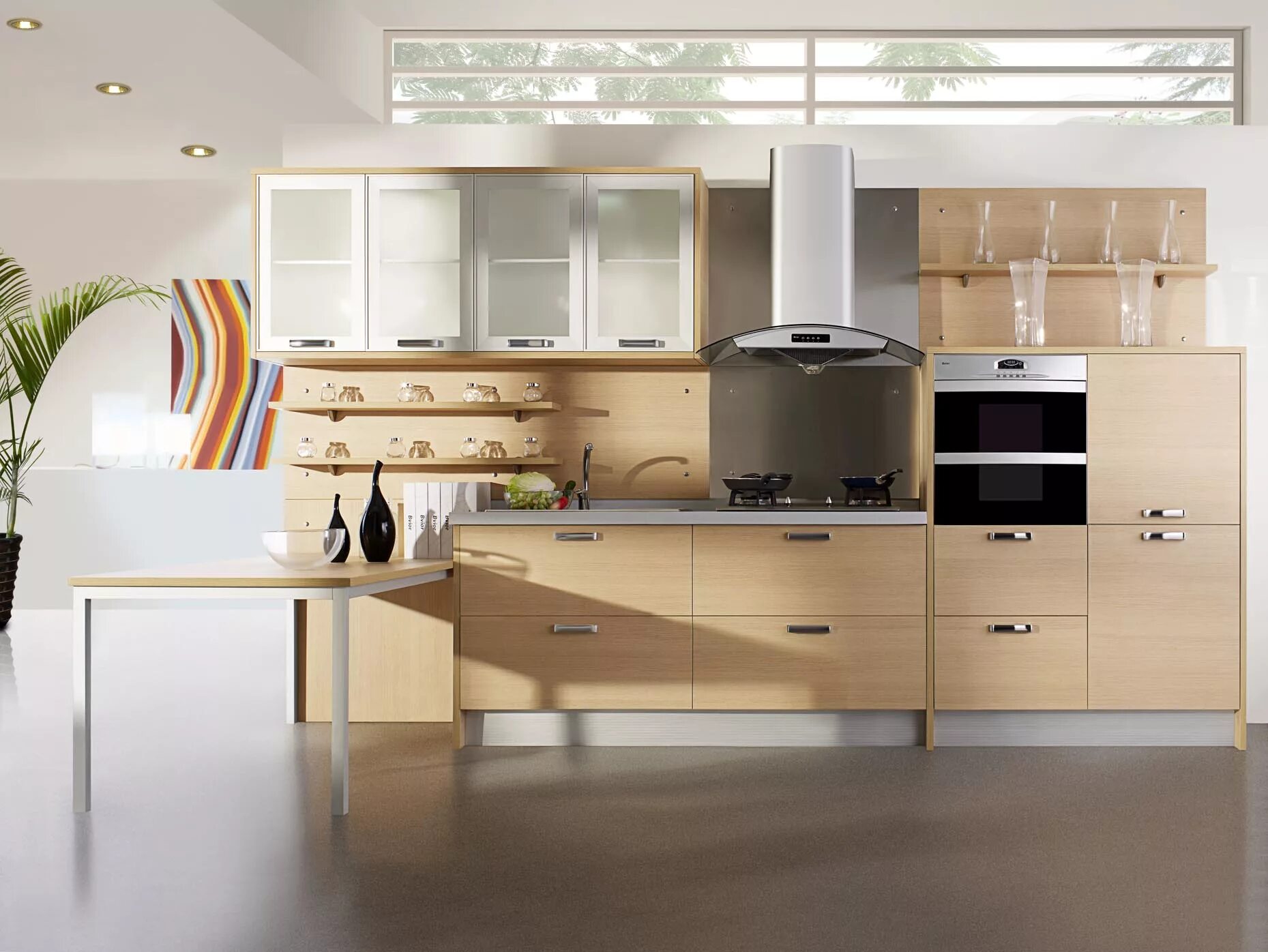 Современные кухни. Современная кухонная мебель. Кухни в стиле Модерн. Кухонный гарнитур в стиле Модерн.