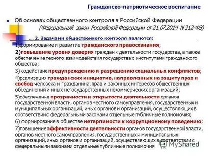 Российское законодательство об общественном контроле