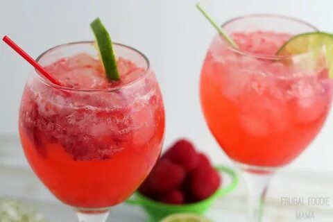 Fresh raspberries, lime, bubbly club soda, and a little gin come together i...