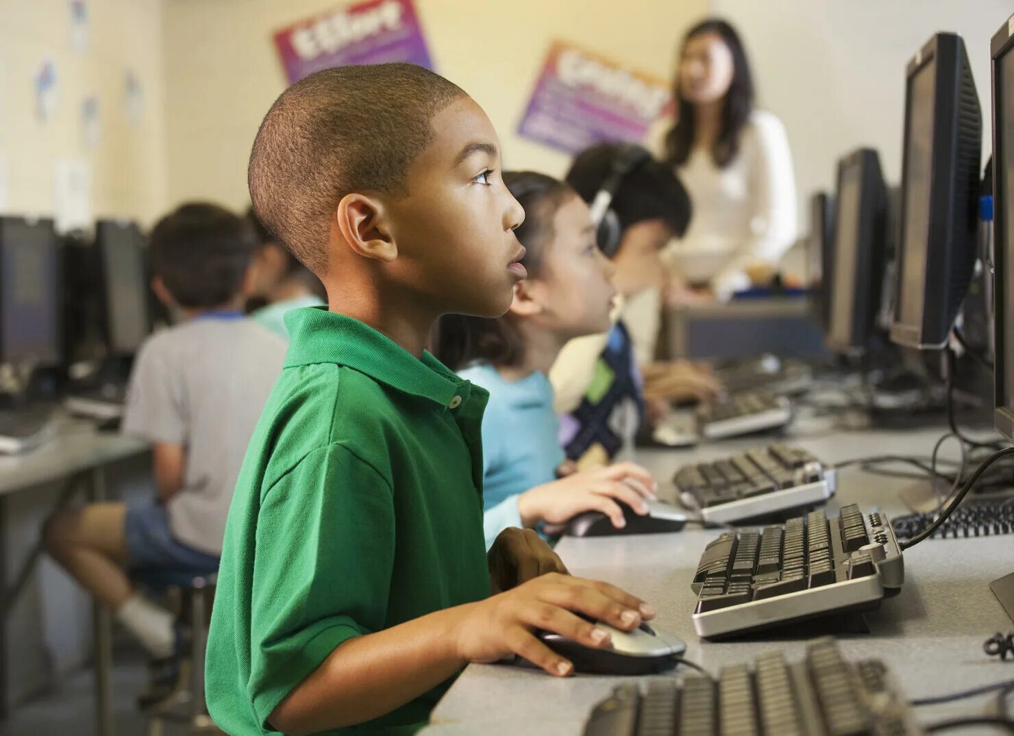 Computer teach children