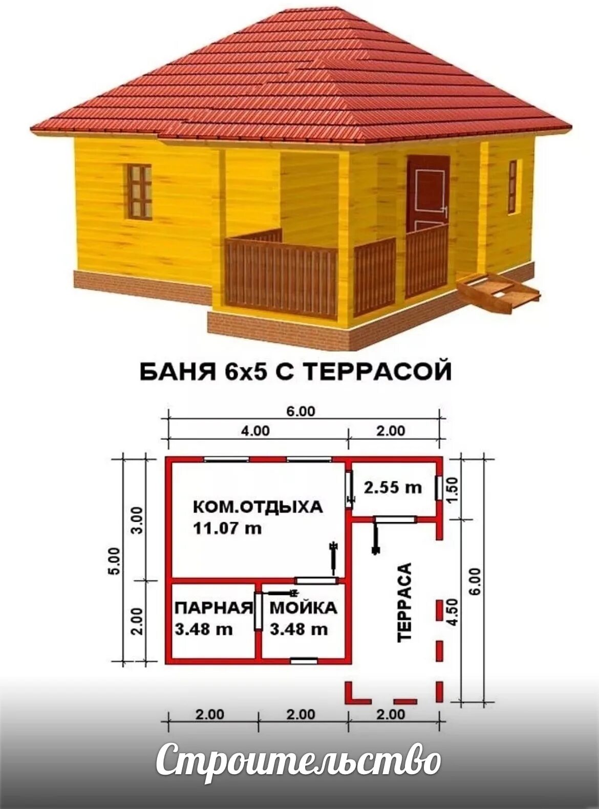 Баня с террасой под одной крышей 6х4м с проектом. Каркасная баня 6х4 с верандой. План проект бани с комнатой отдыха и террасой. Размер террасы бани. Баня с террасой под одной крышей 6х4м.