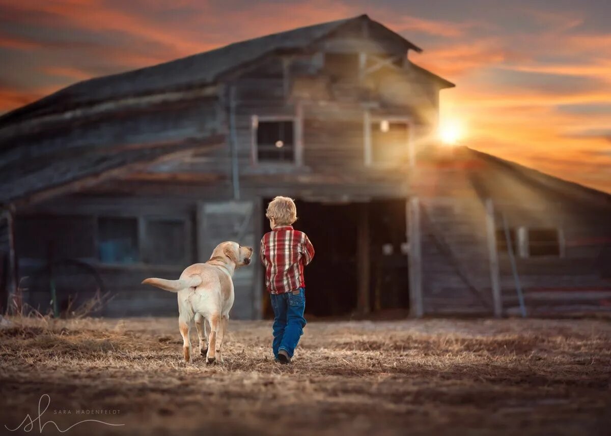 He lives on the farm. Деревенская семья. Деревня дом семья. Идти к дому. Мальчик подходит к дому.