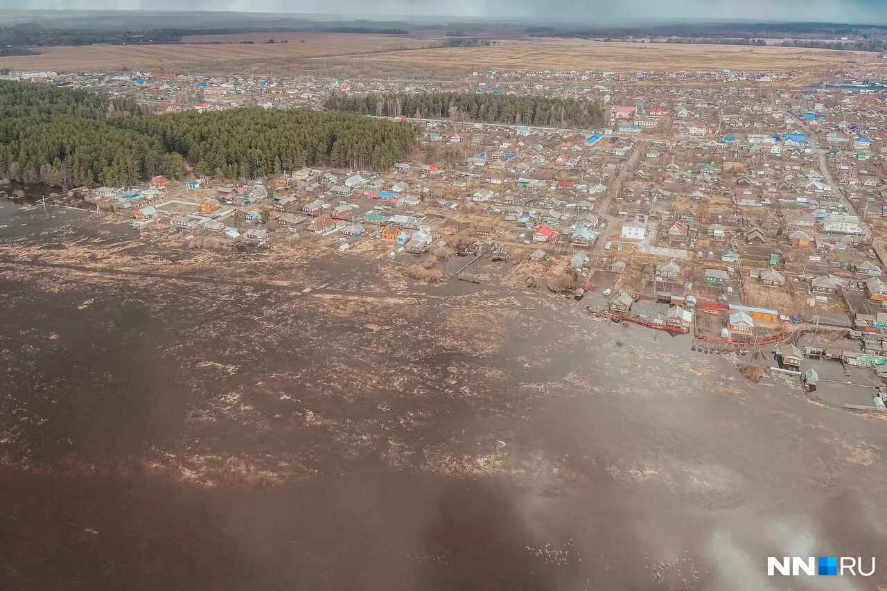 Какую территорию затопило