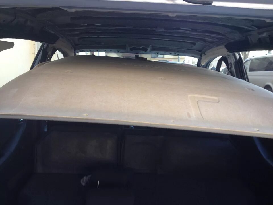 Снятие потолка Corolla E12 - Toyota Corolla (120), 1,4 л, 2005 года своими рукам