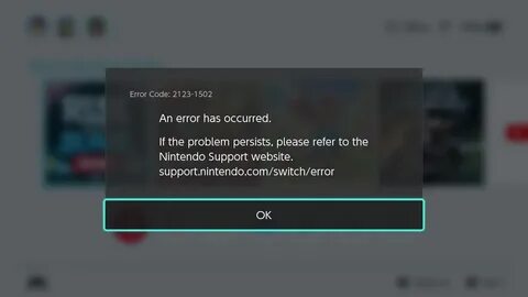 Switch error