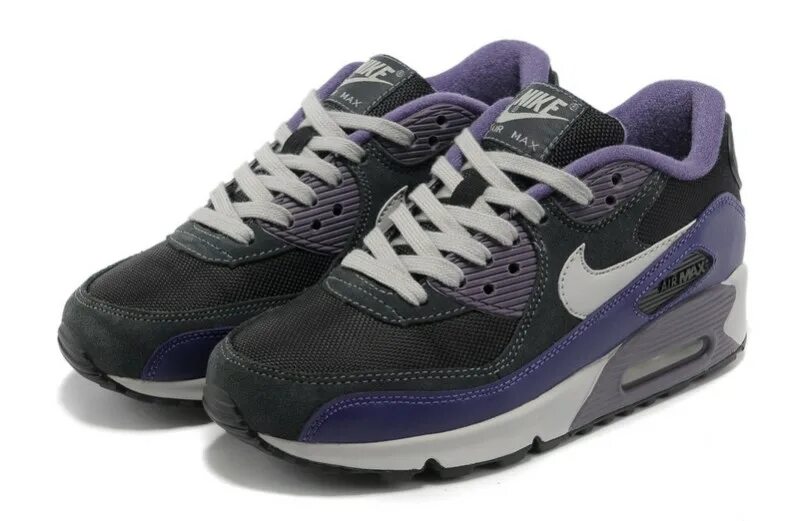 Озон интернет магазин каталог кроссовки. АИР Макс 90 фиолетовые. Nike Air Max 90 черные с фиолетовым. Кроссовки найк 90-х. Nike Air Max 90 Озон.