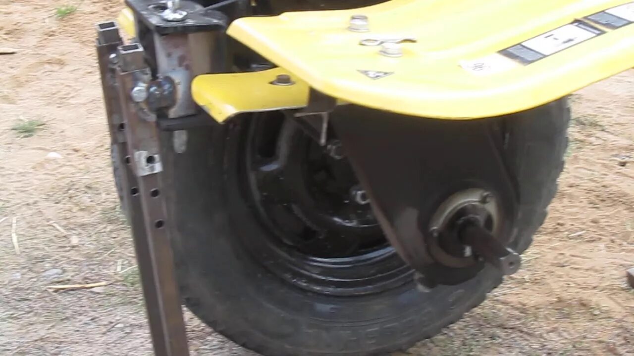 Подставка под мотоблок для замены колес