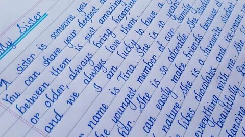 My sister my writer