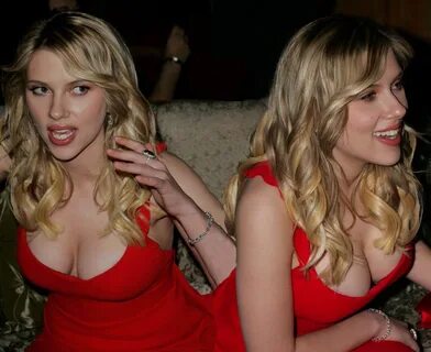 Scarlett Johansson Big Titty Cleavage Exposed.