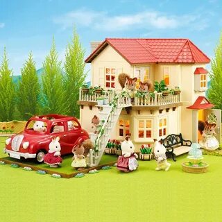 Большой дом со светом sylvanian