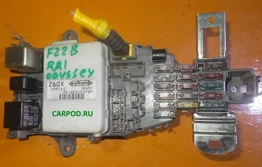Схема предохранителей хонда одиссей 2000 год Блок предохранителей Honda Prelude (BA8, BA9, BB1, BB4), 2,2 л, 1993 года элек