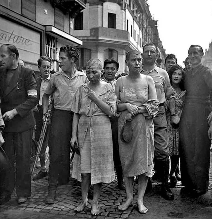 Осуждение. Линчевание женщин во франции 1944. Французские коллаборационистки. Еврейские погромы во львове 1941. Мода мини 70х.