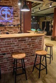 Барная в стиле лофт