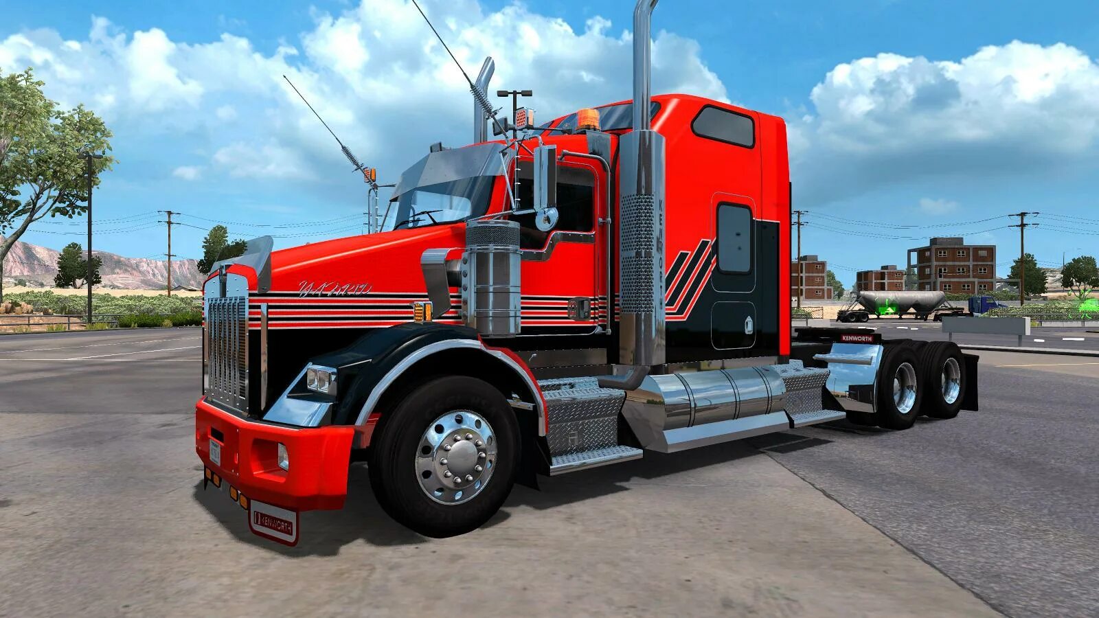 Грузовики для атс 1.49. Kenworth t800. Kenworth t800 Custom. Грузовик Кенворт т 800. Тягач Kenworth t800.