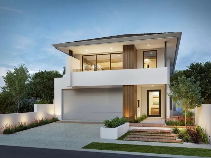 Проекты современных домов для узких участков Plan 80898PM: Compact Two-Story Northwest House Plan Contemporary house plans, N